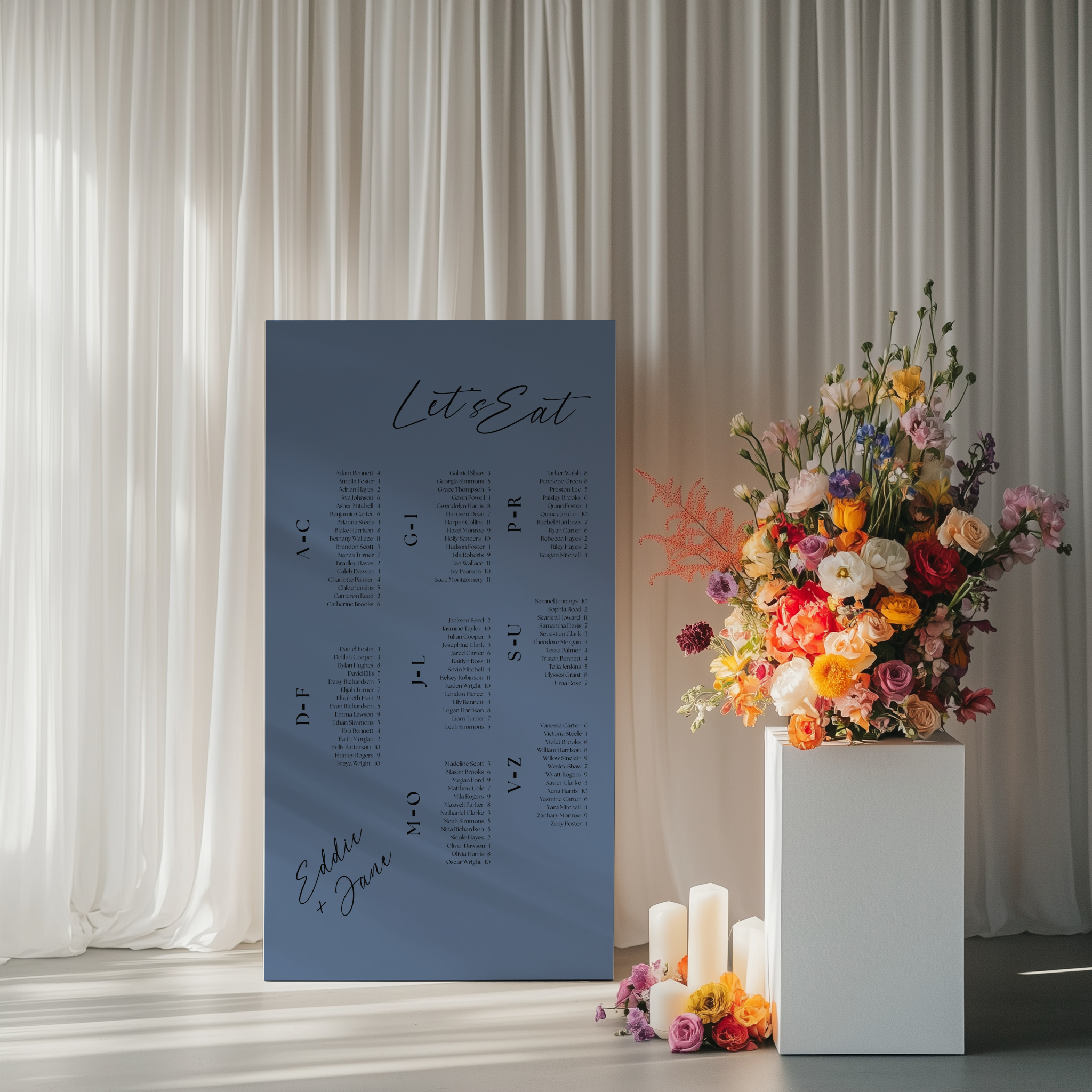 Seating Chart - Smitten