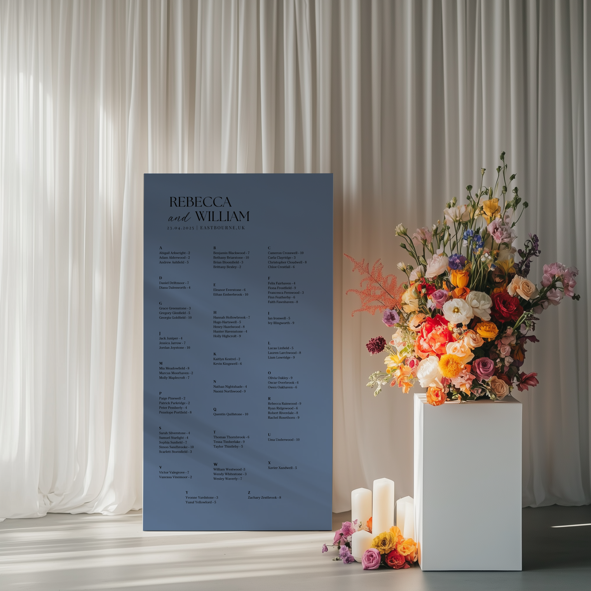 Seating Chart - Allure