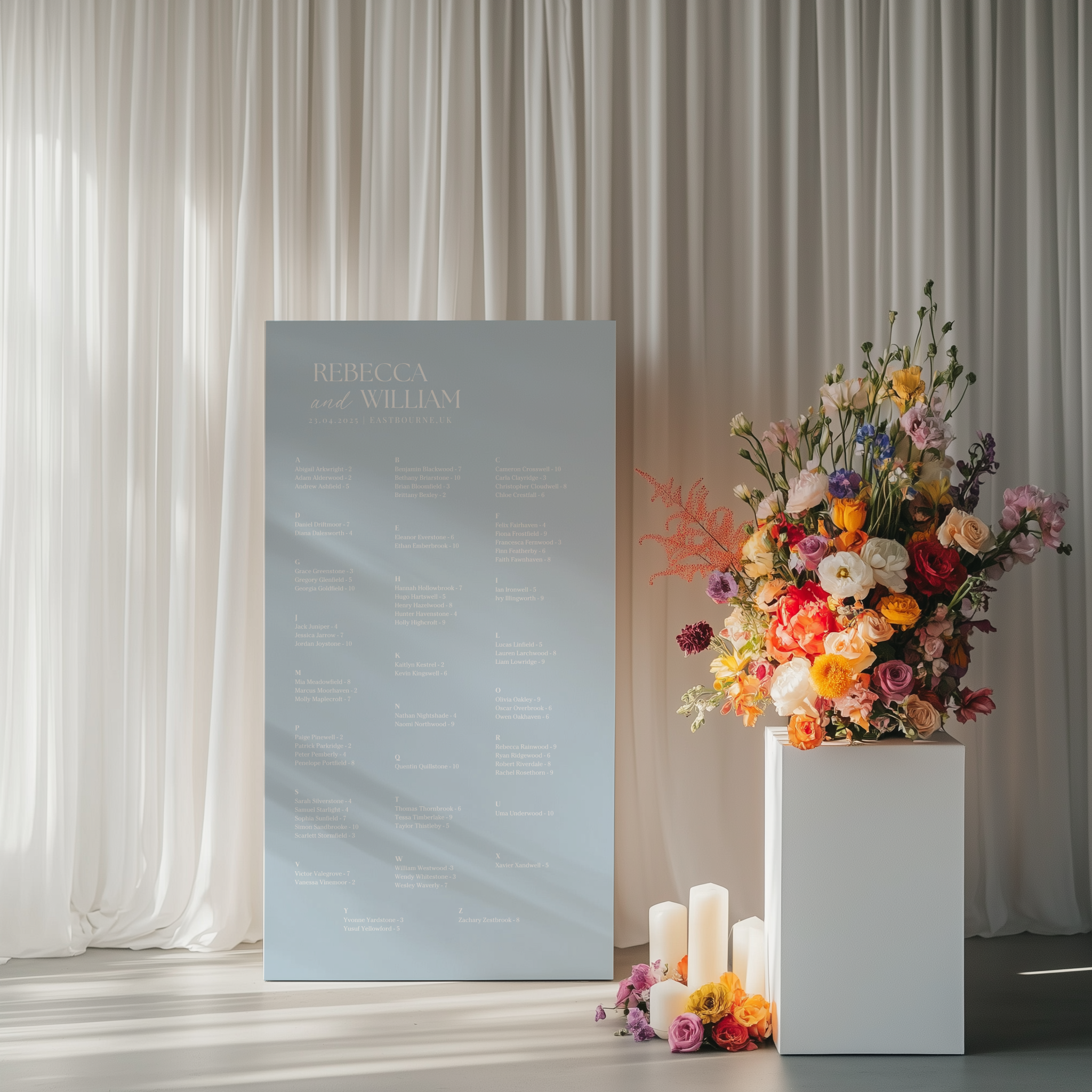 Seating Chart - Allure