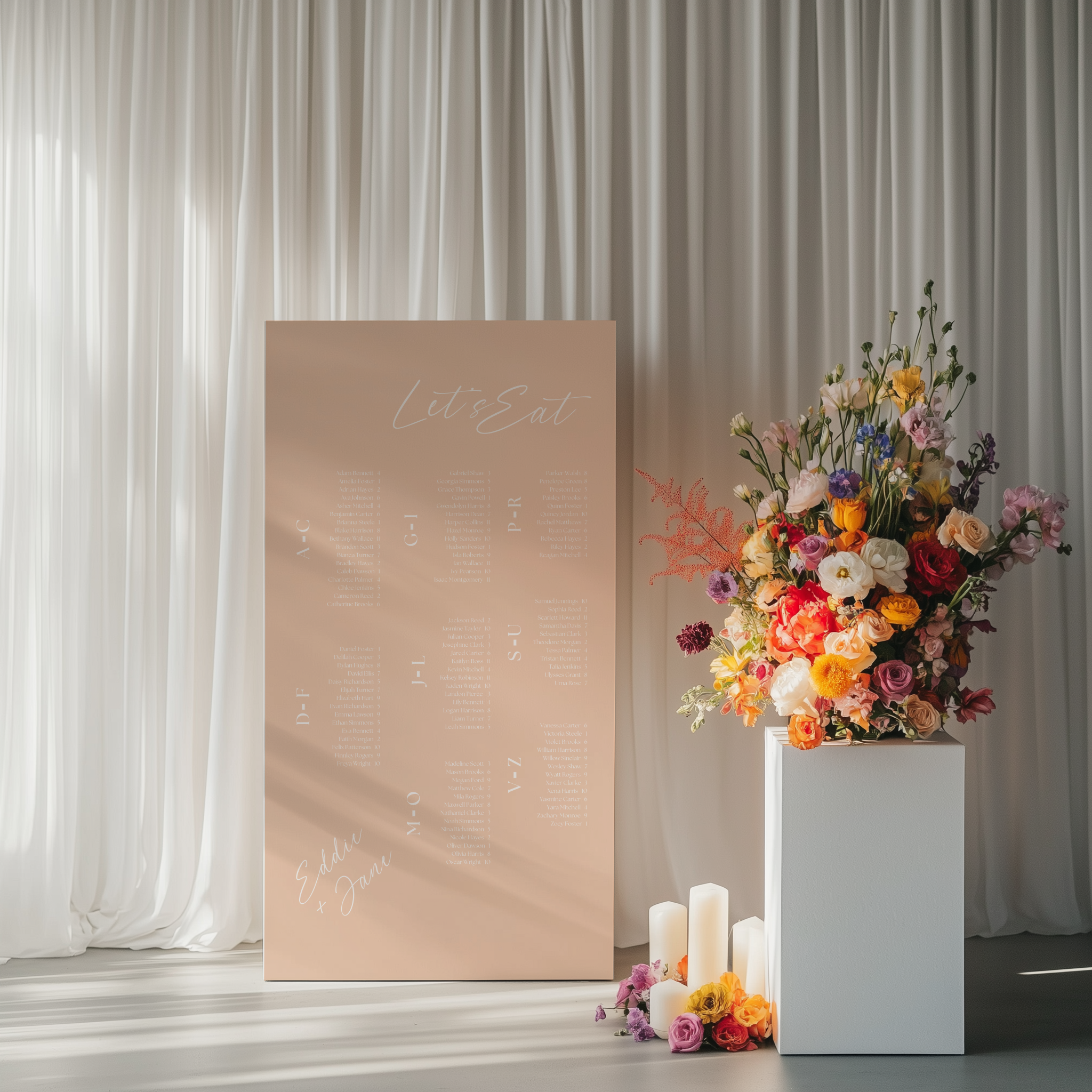 Seating Chart - Smitten