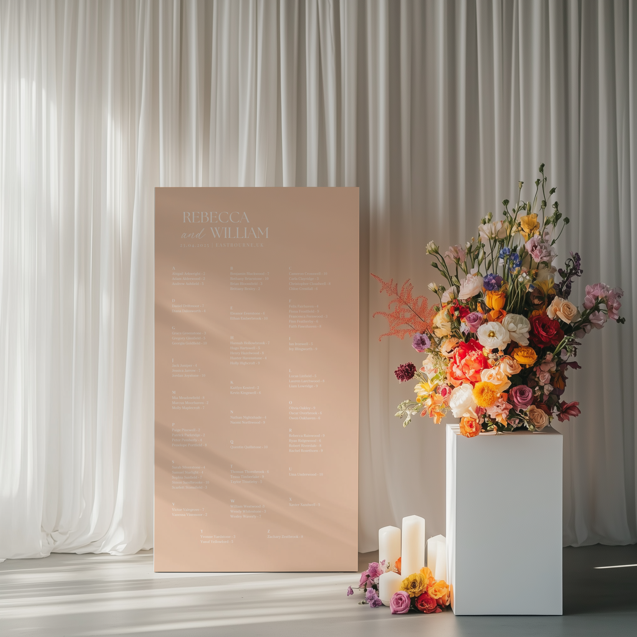 Seating Chart - Allure