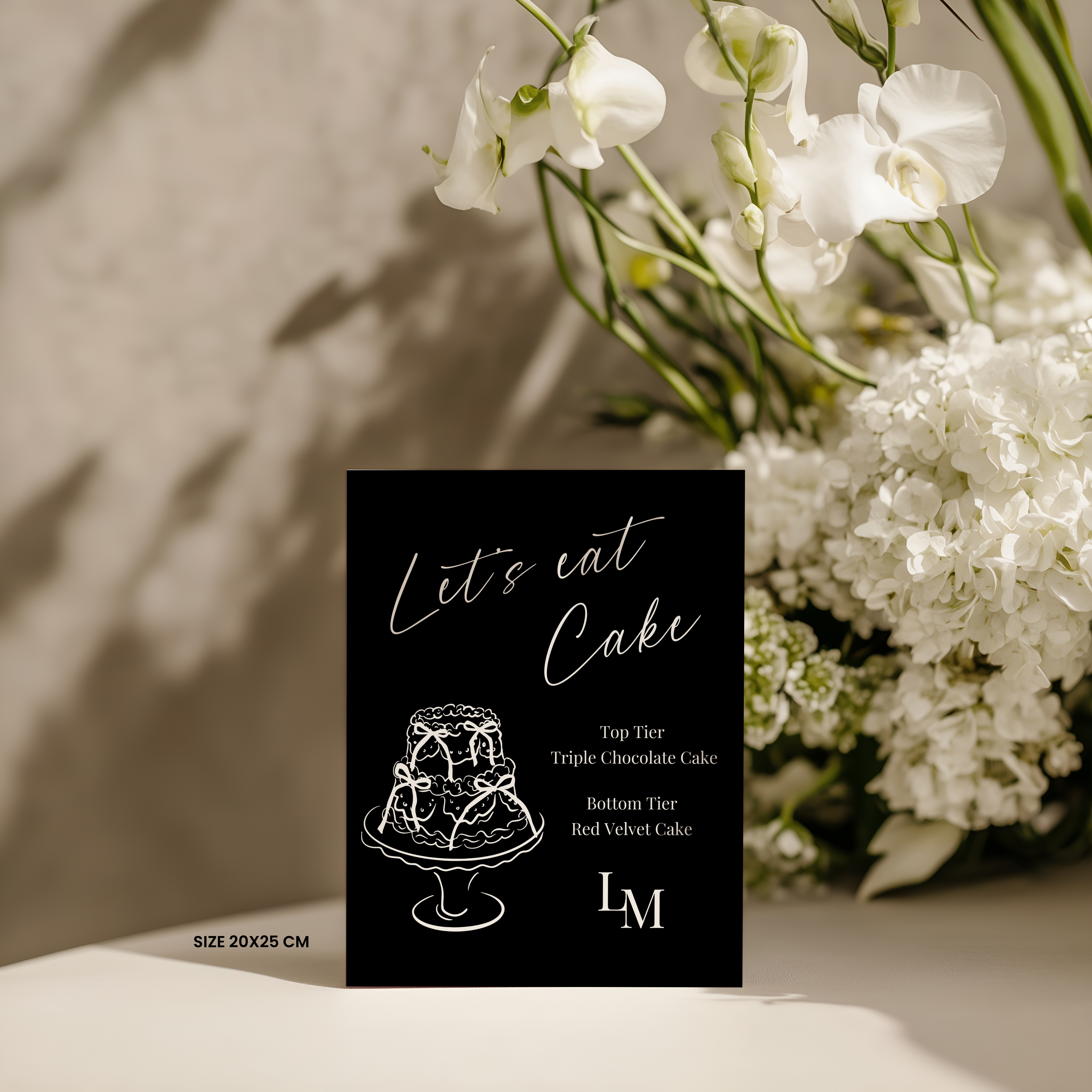 Cake Flavour Sign - Dulcet