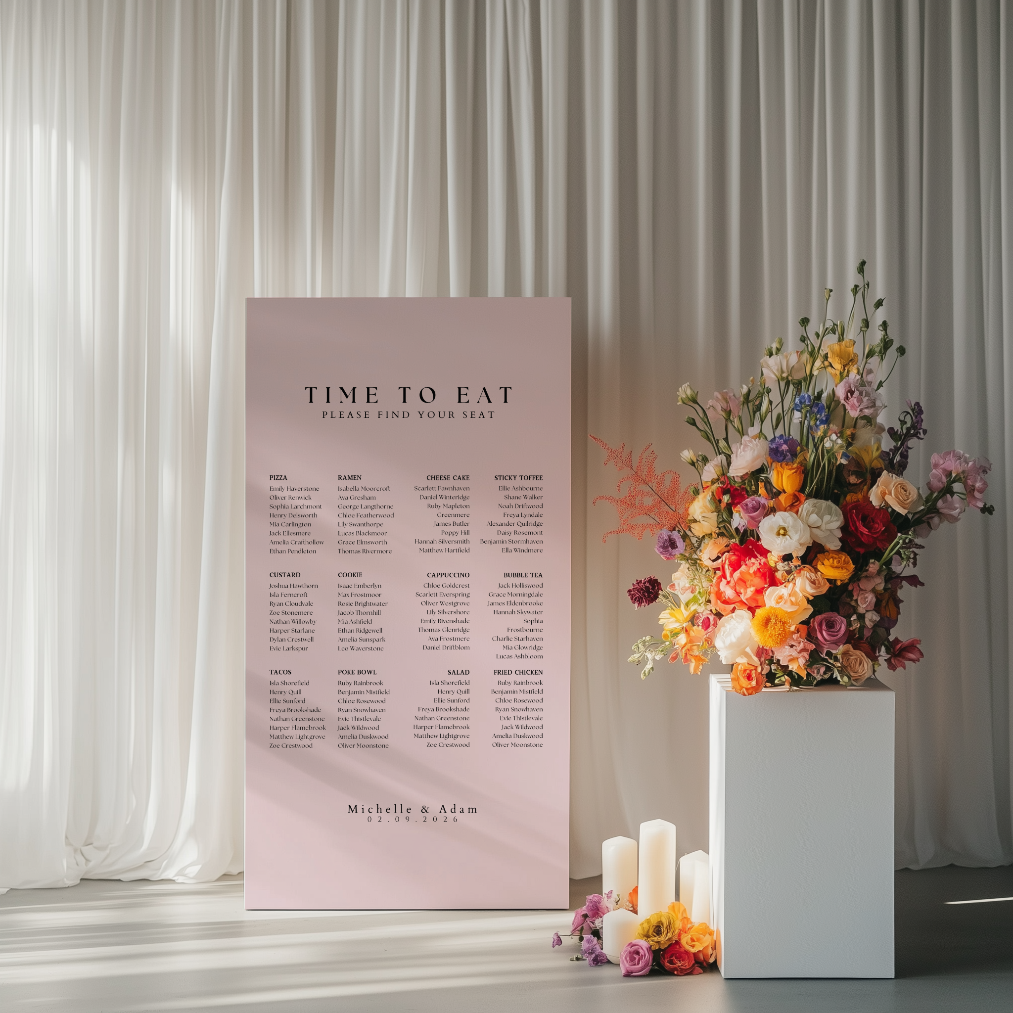 Seating Chart - Lumière