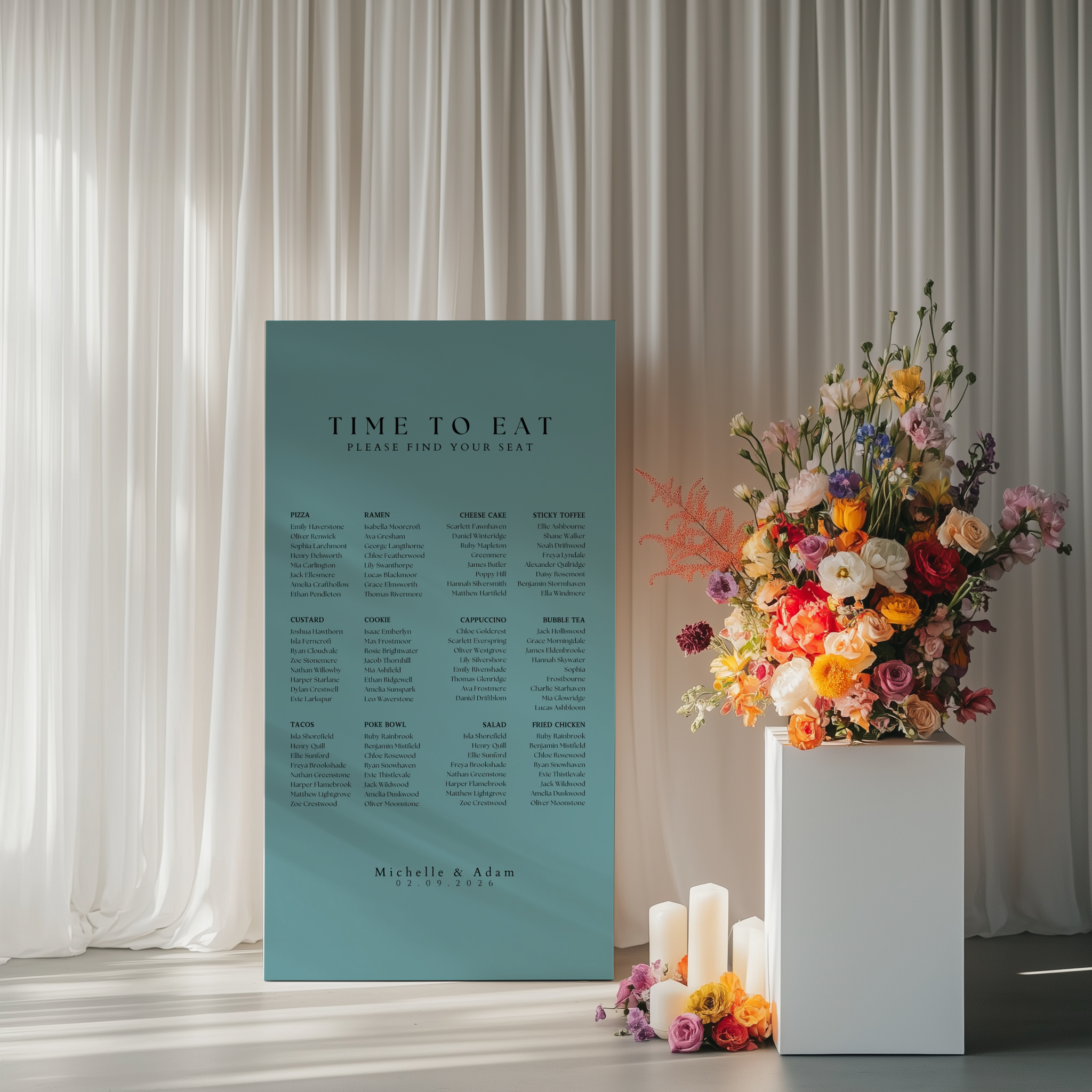 Seating Chart - Lumière