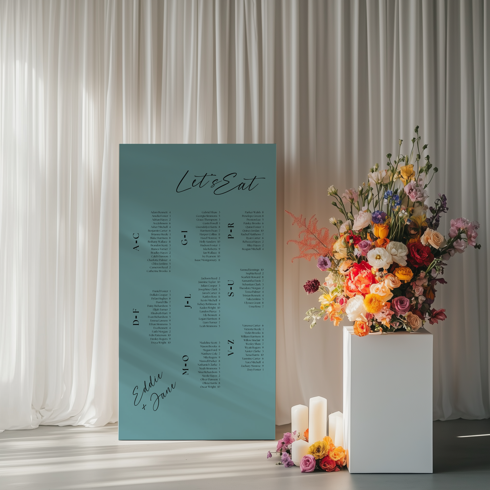 Seating Chart - Smitten