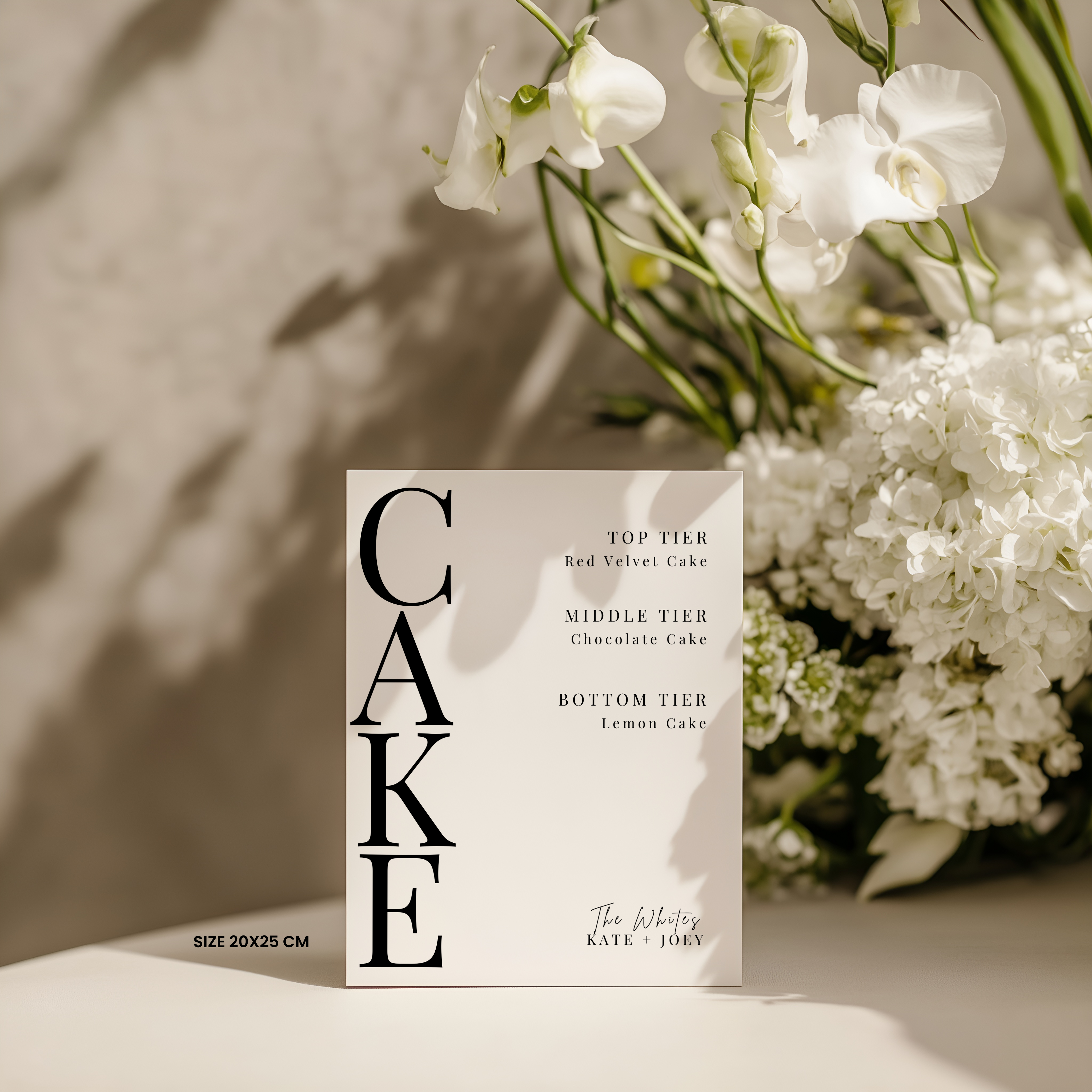 Cake Flavour Sign - Pavlova