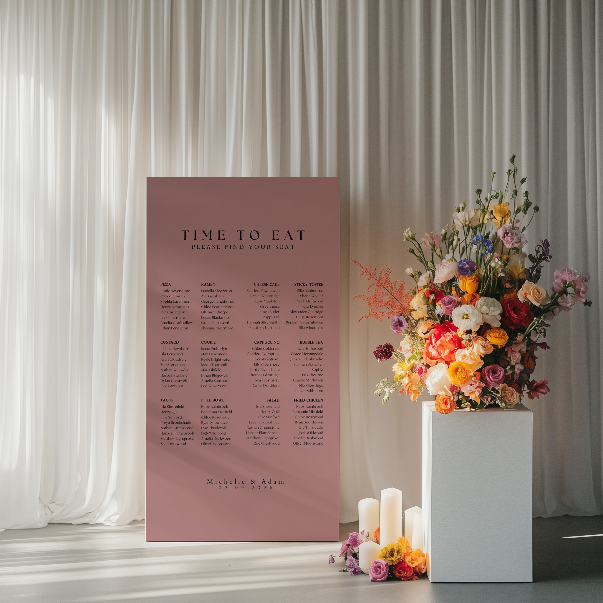 Seating Chart - Lumière