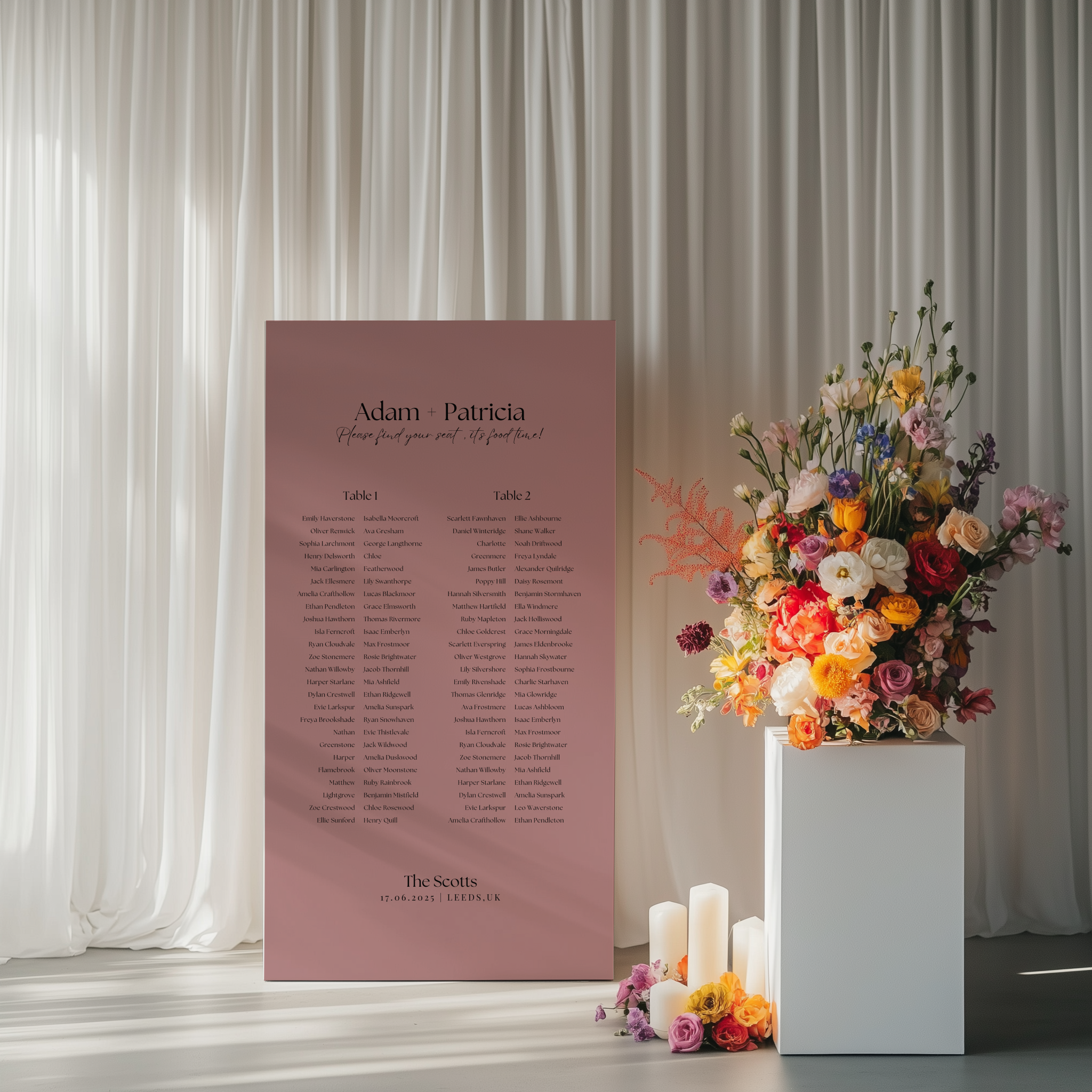 Seating Chart - Beloved