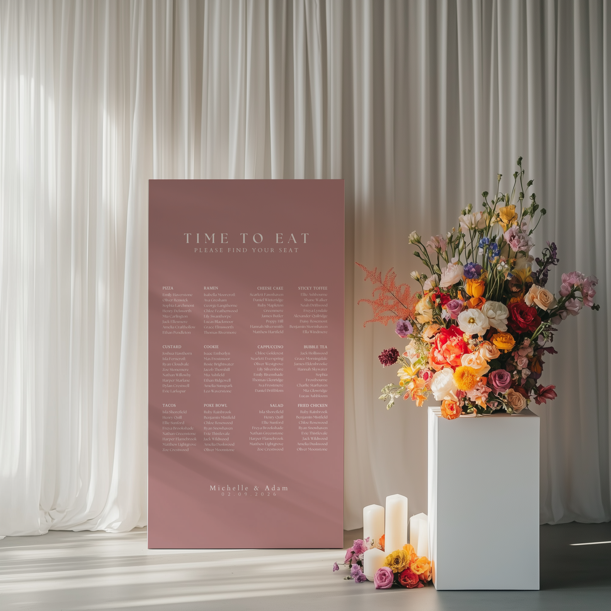 Seating Chart - Lumière