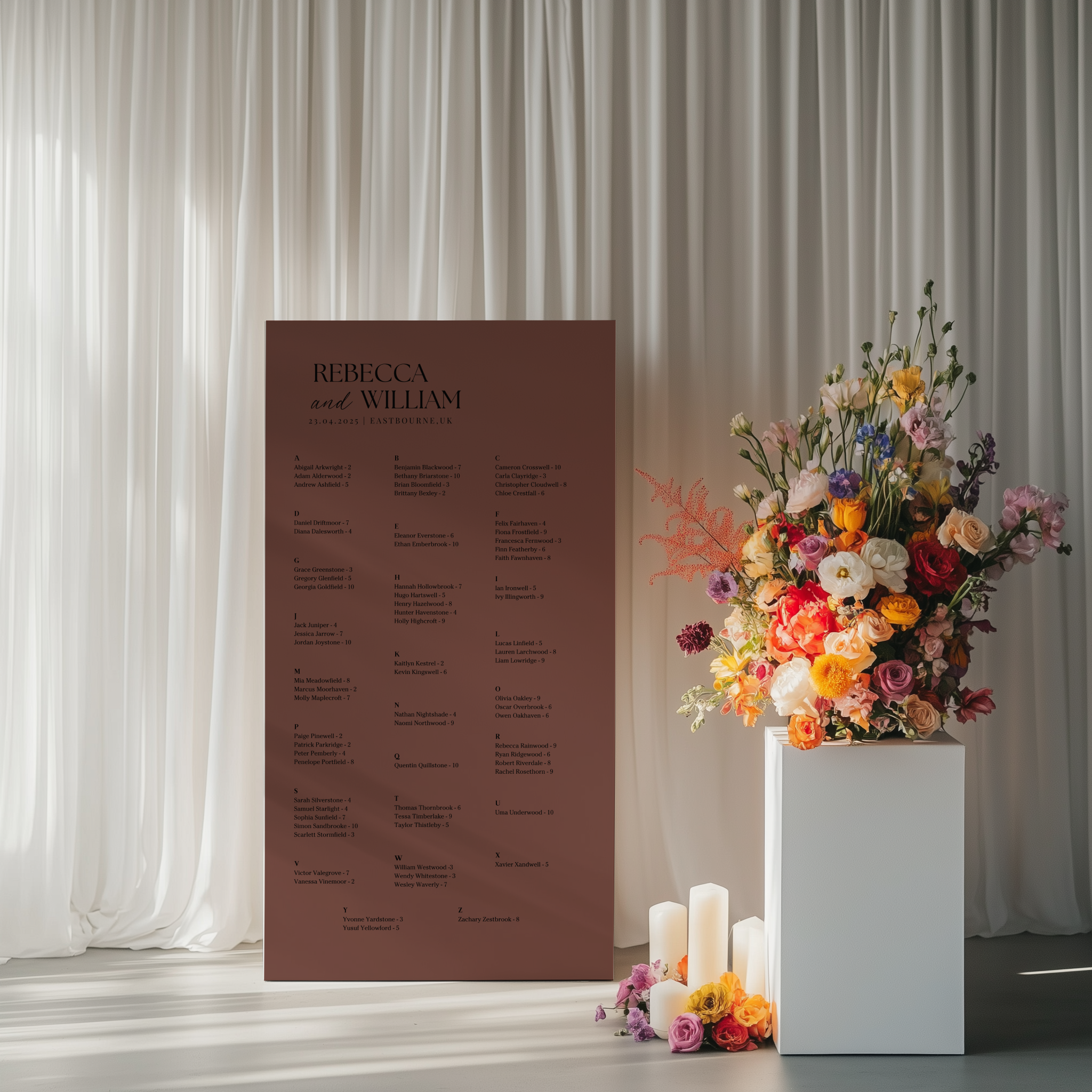 Seating Chart - Allure