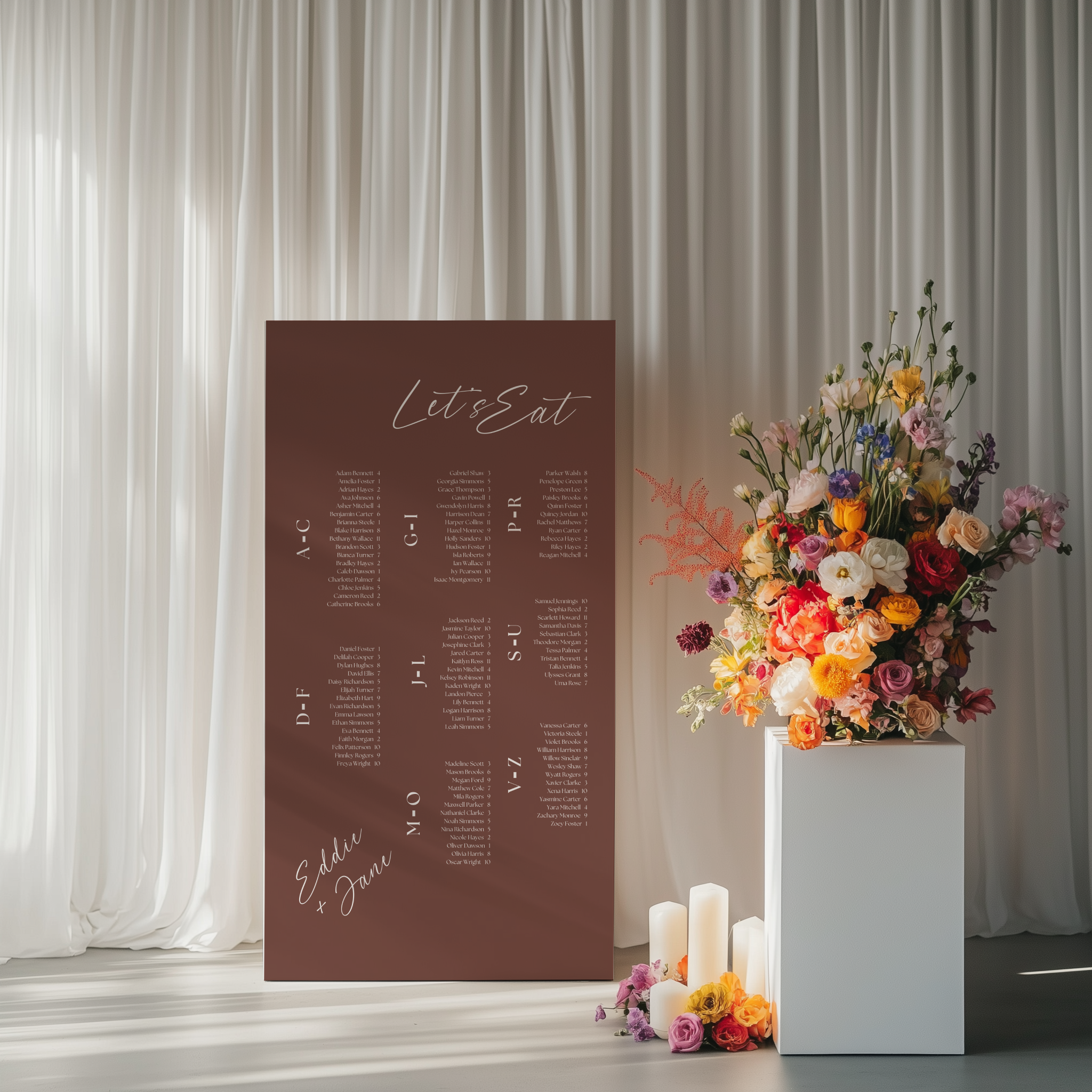 Seating Chart - Smitten