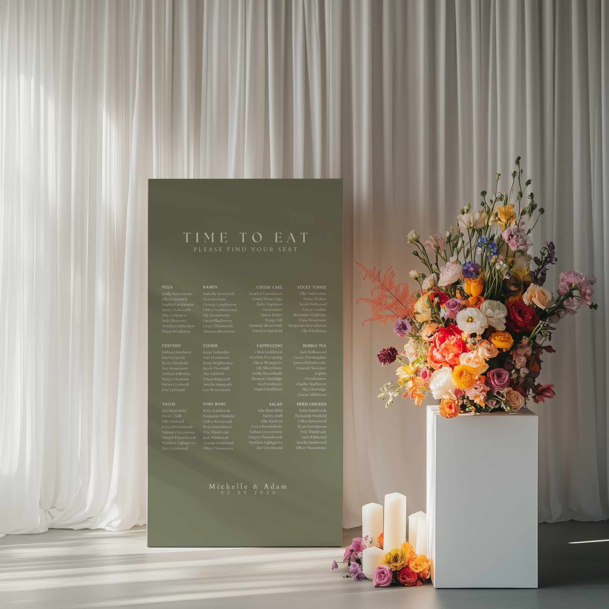 Seating Chart - Lumière