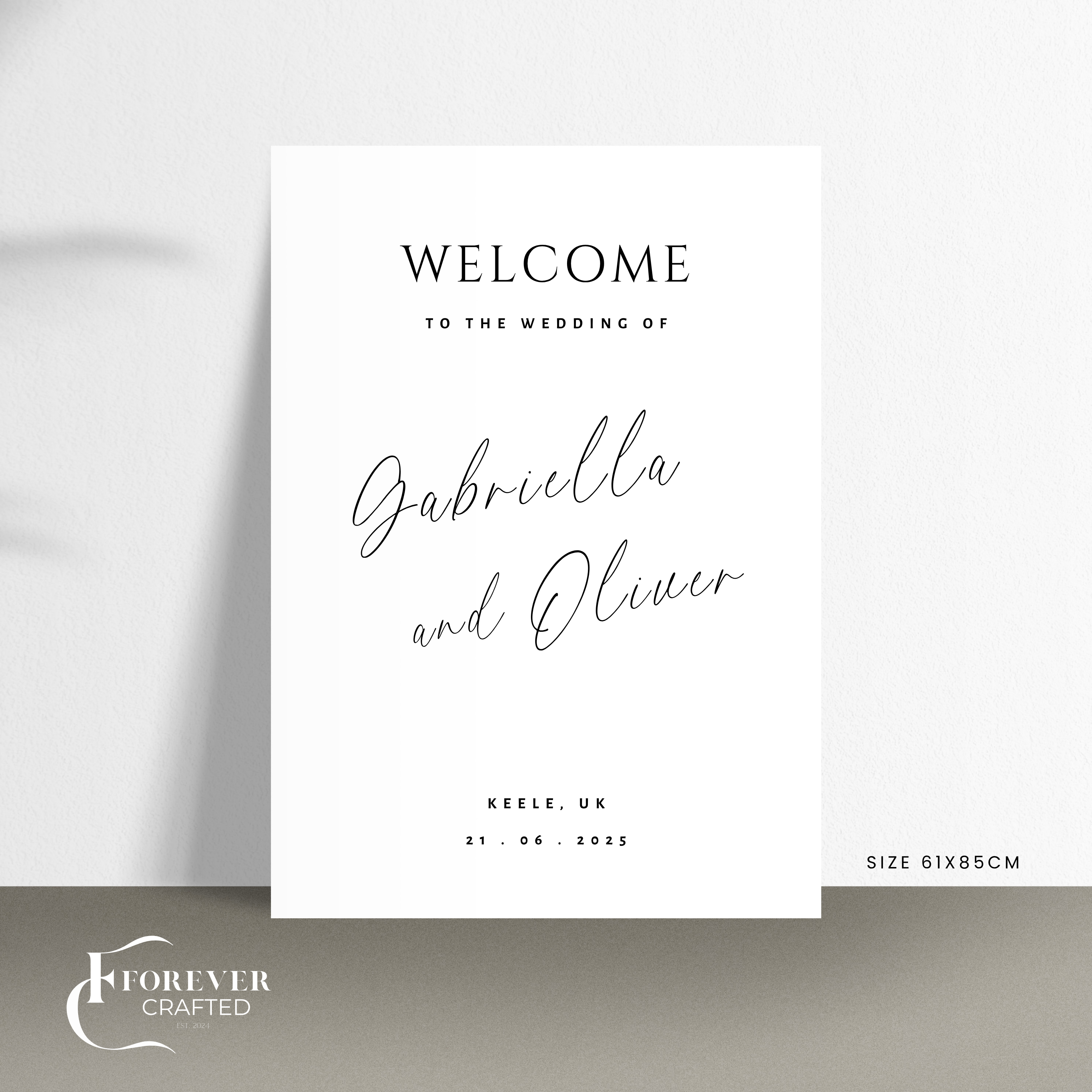 Welcome Sign - Serenity