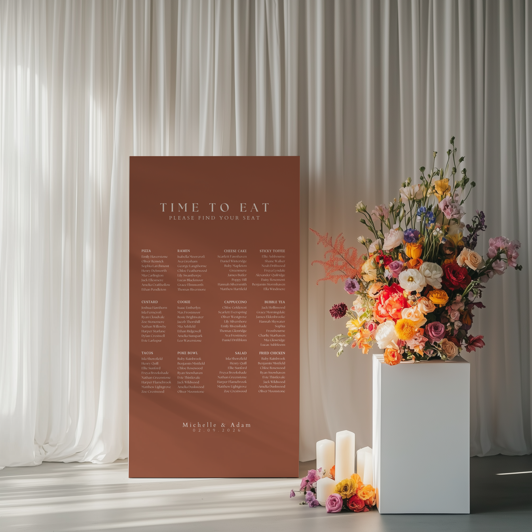 Seating Chart - Lumière