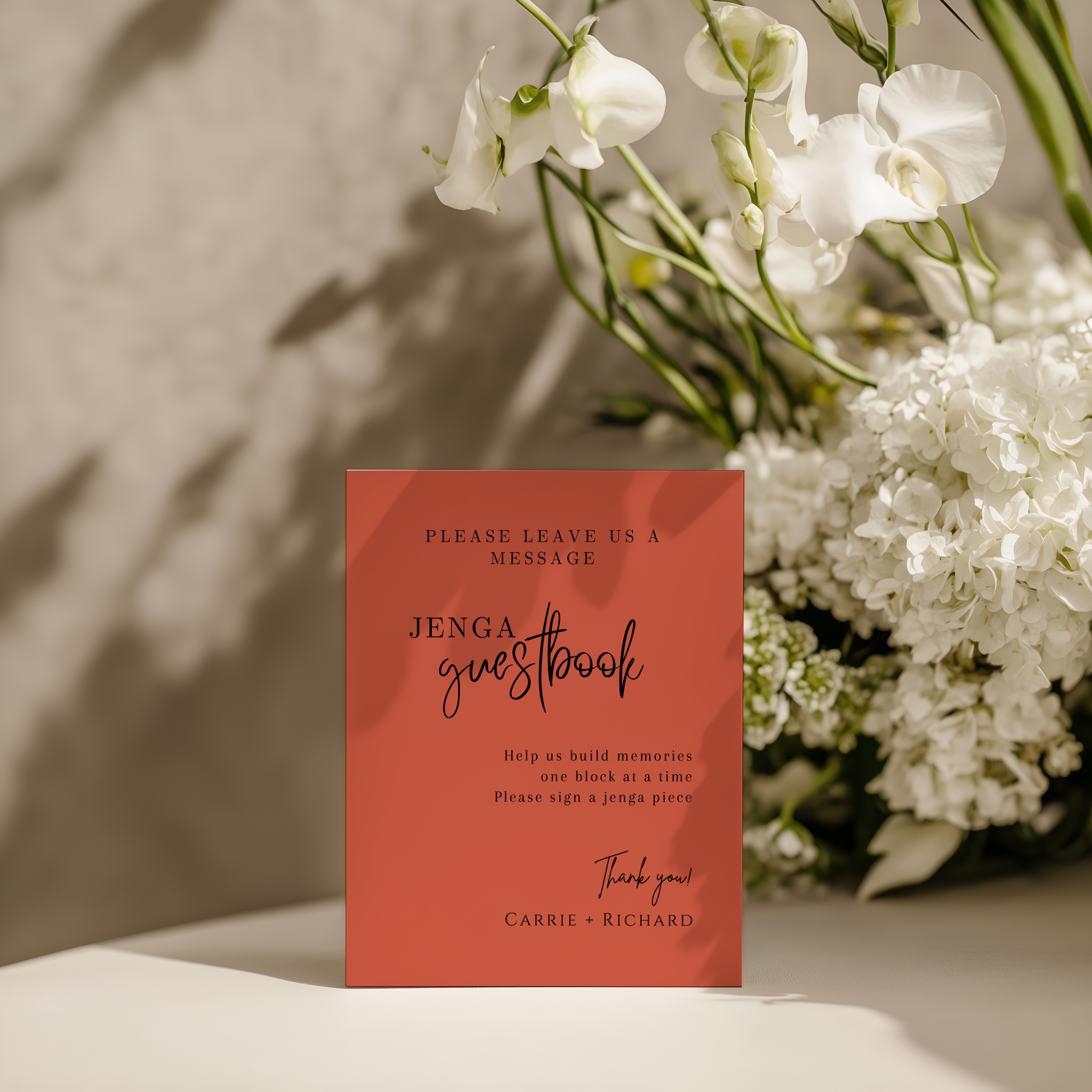 Guestbook Signs - Brick