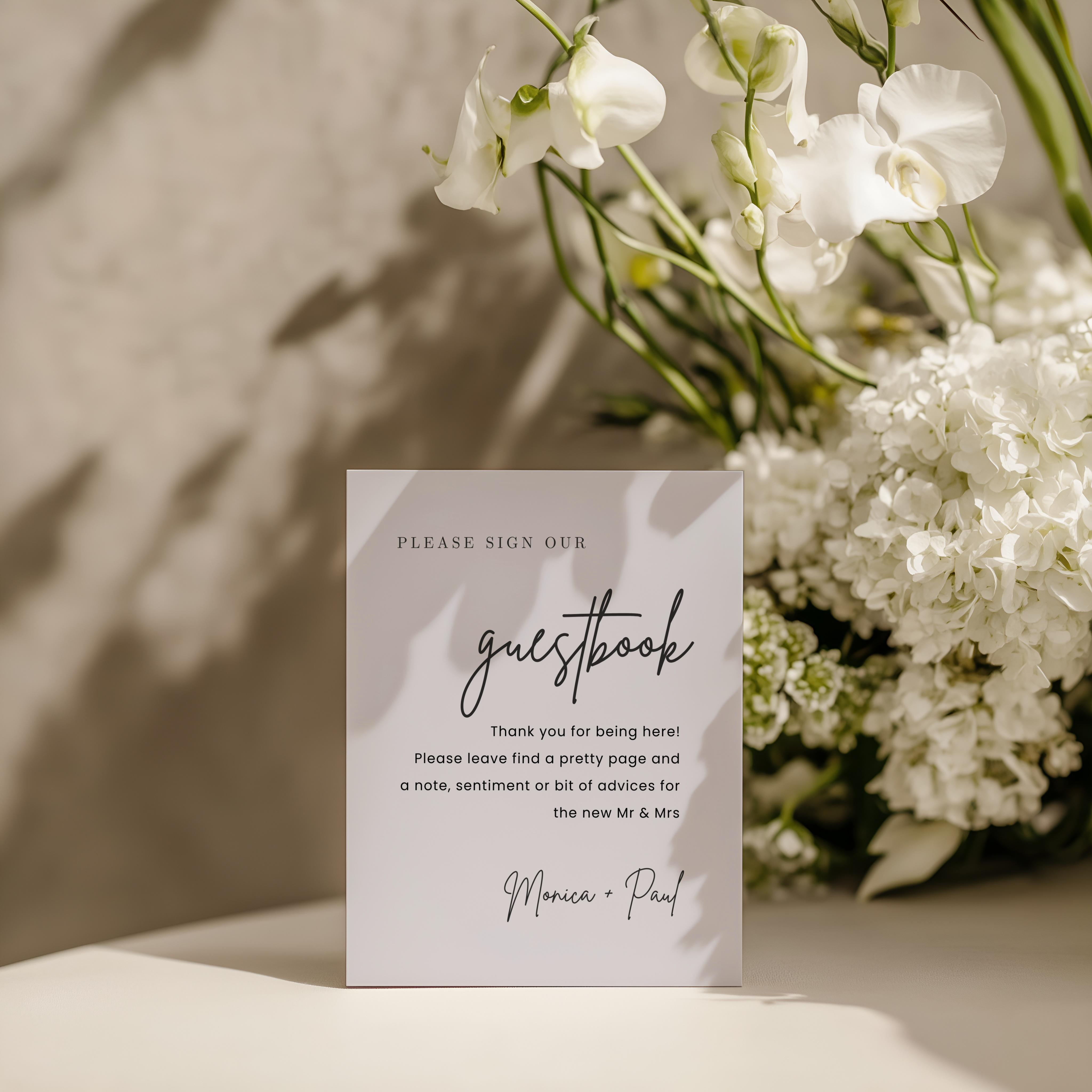 Guestbook Signs - Memories