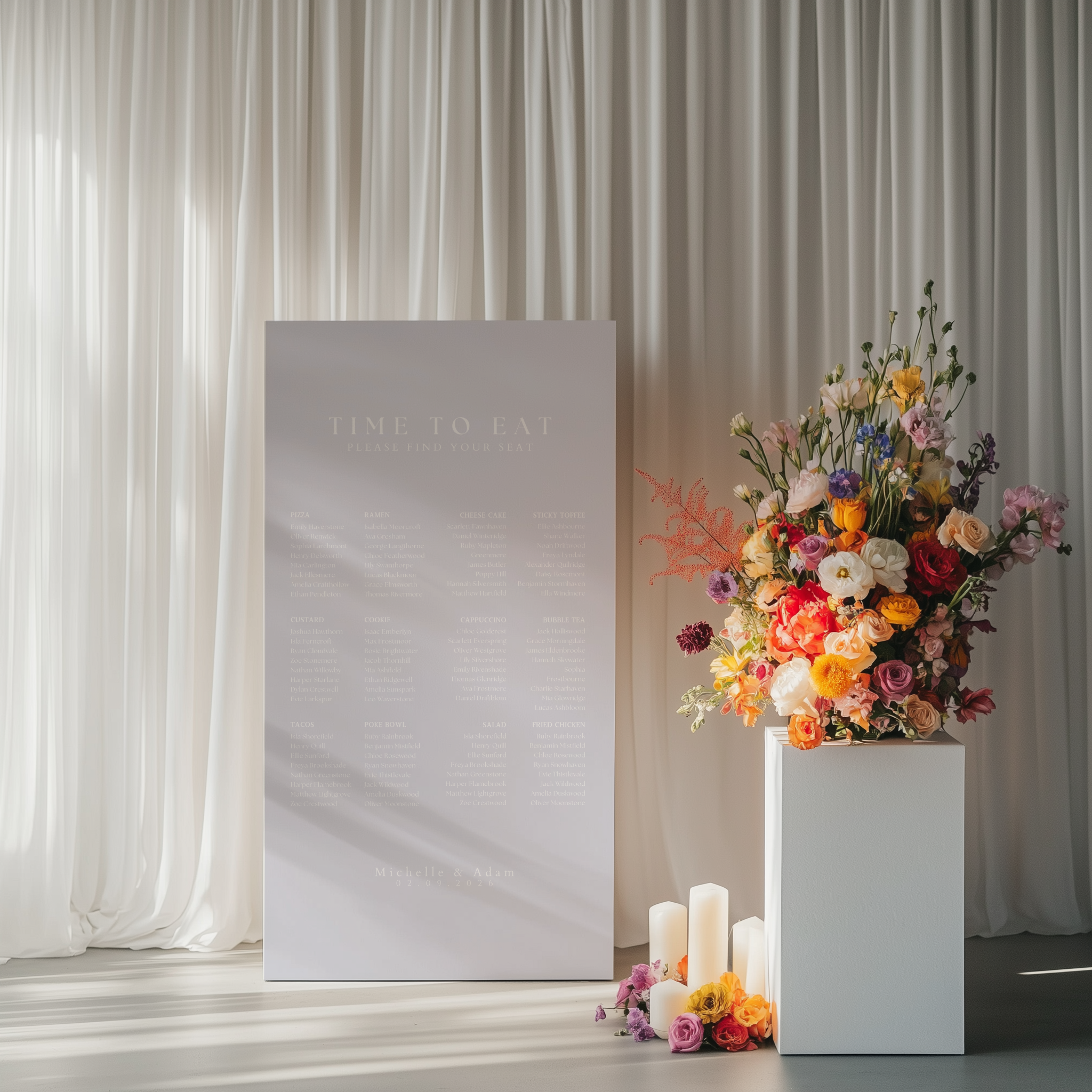 Seating Chart - Lumière