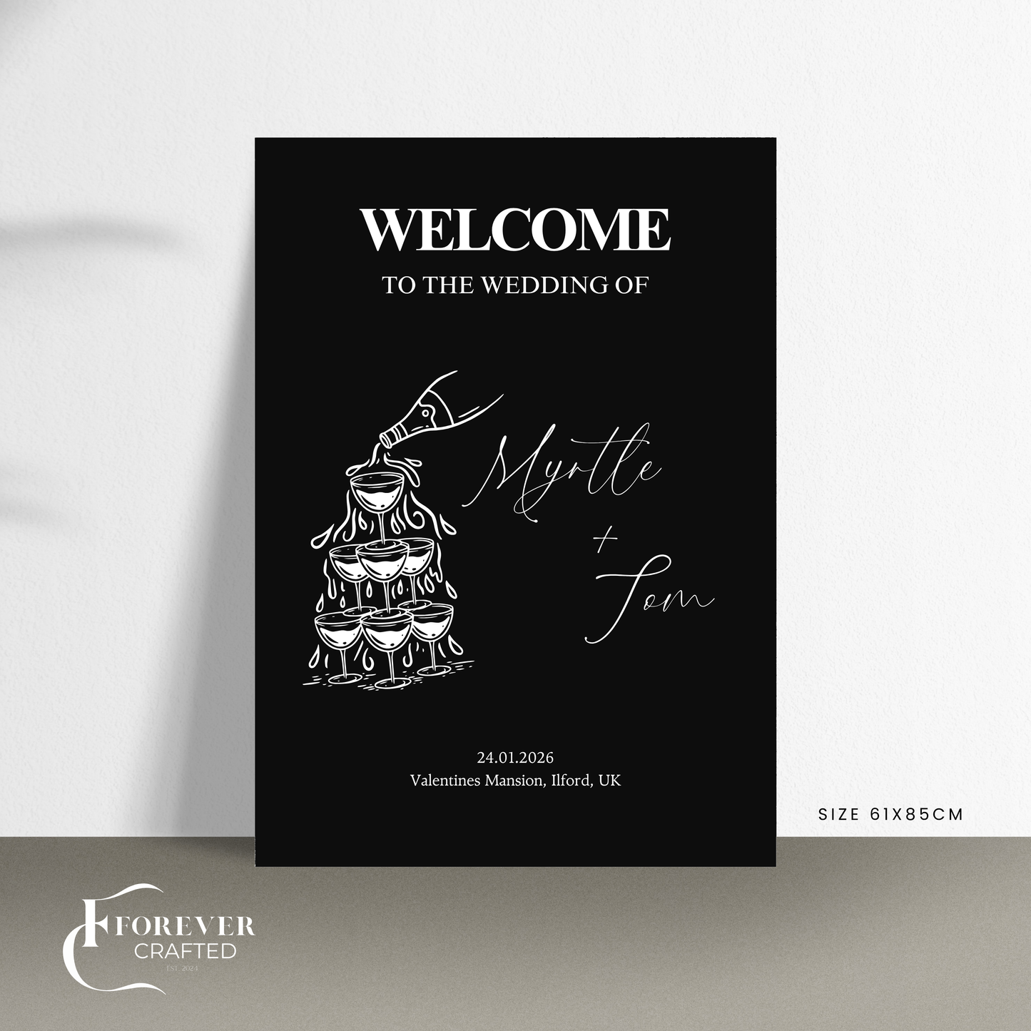 Welcome Sign Vivara | Custom Welcome Sign | Forever Crafted