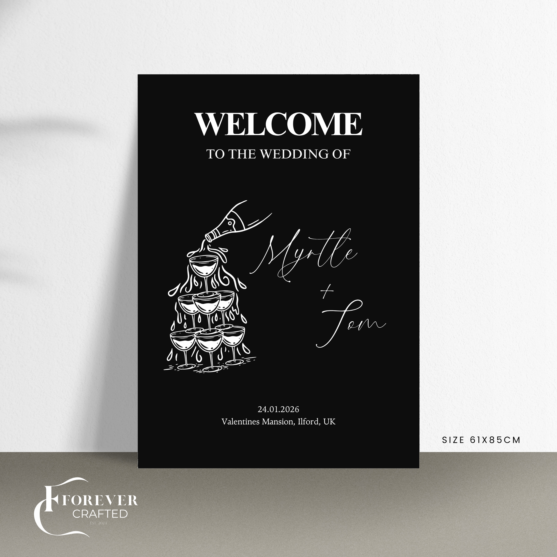 Welcome Sign Vivara | Custom Welcome Sign | Forever Crafted