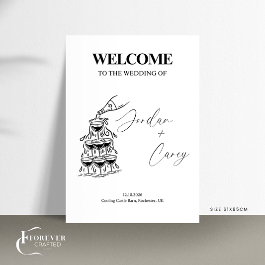 Welcome Sign Vivara | Custom Welcome Sign | Forever Crafted