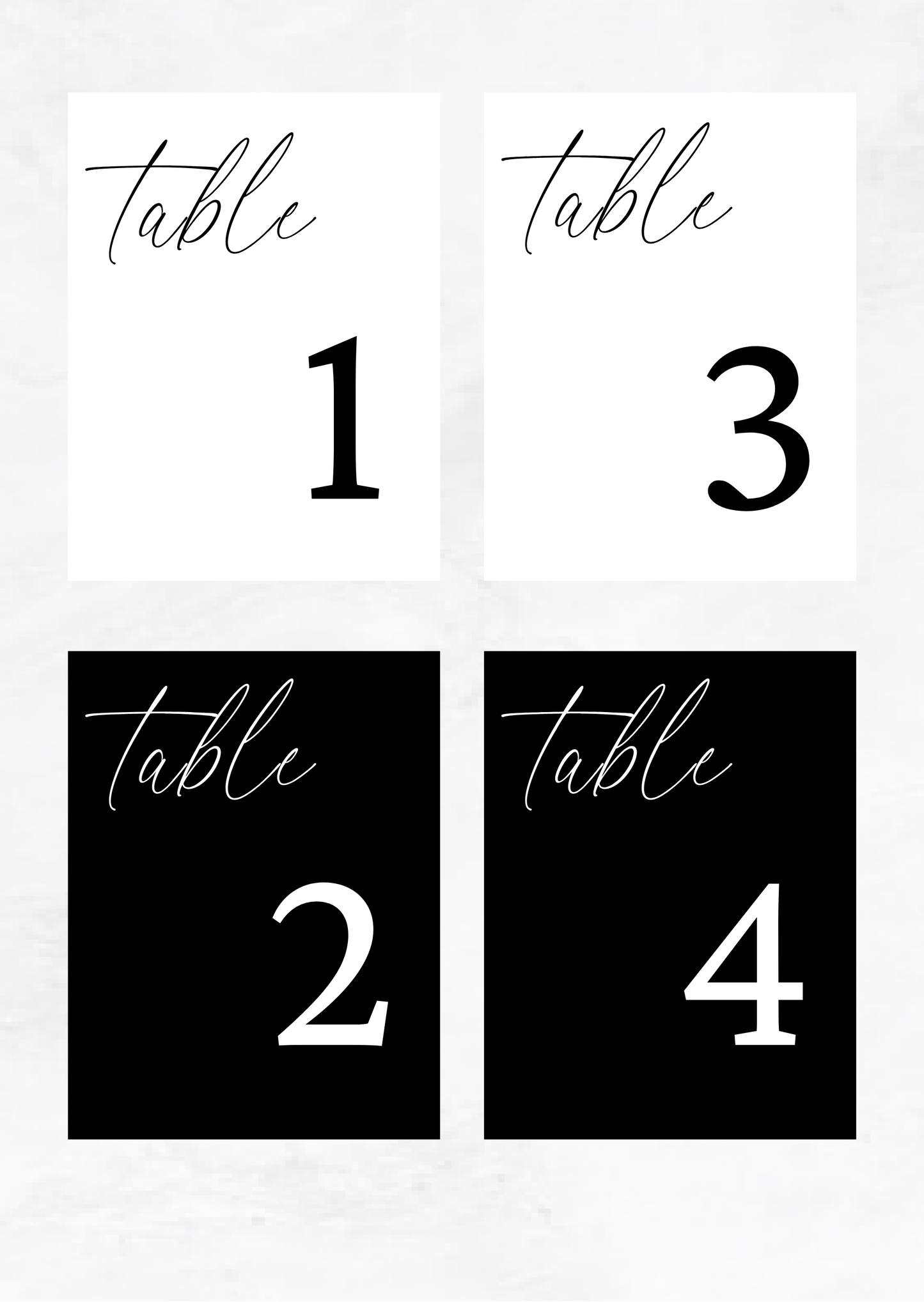 Table Number - Solace